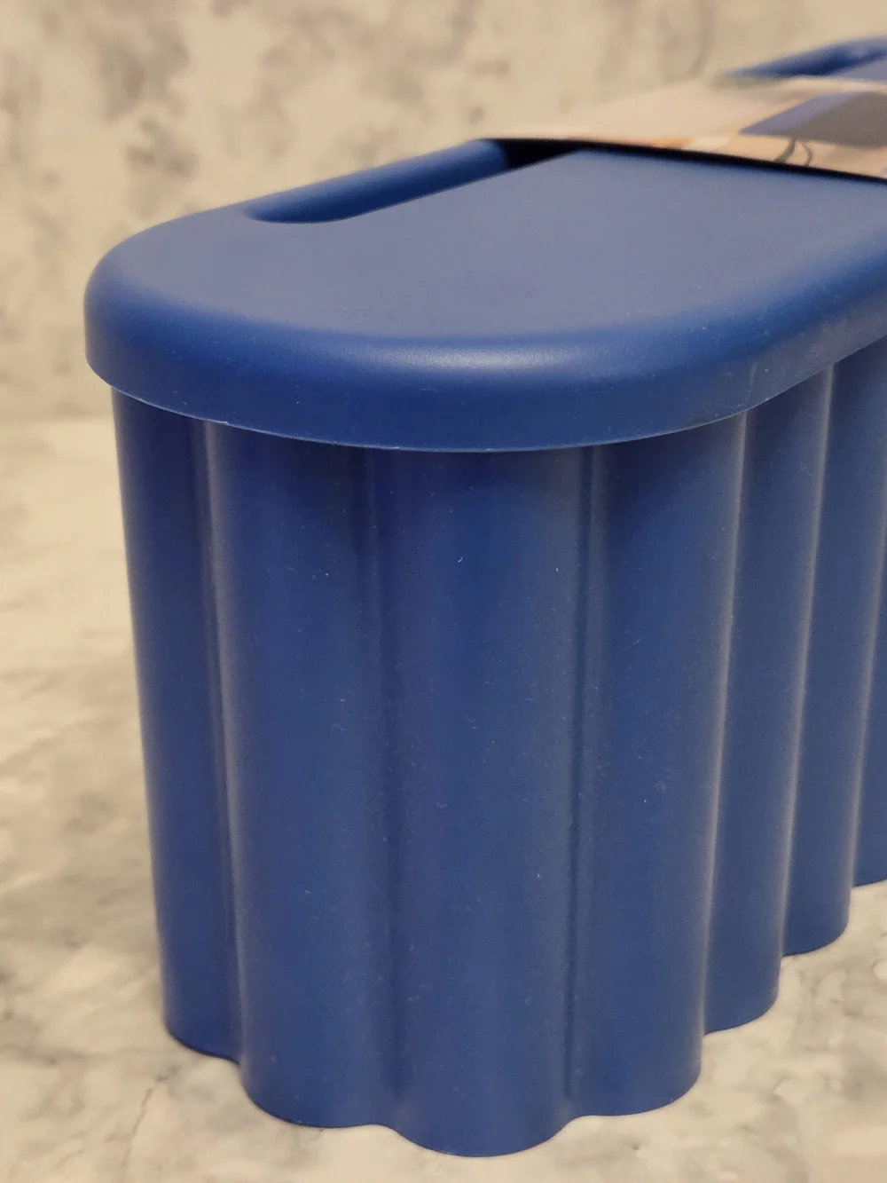 Desktop Storage Blue Cord Storage